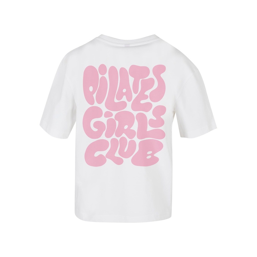 Miss Tee - Pilates Girls Club Dames Tshirt - Wit